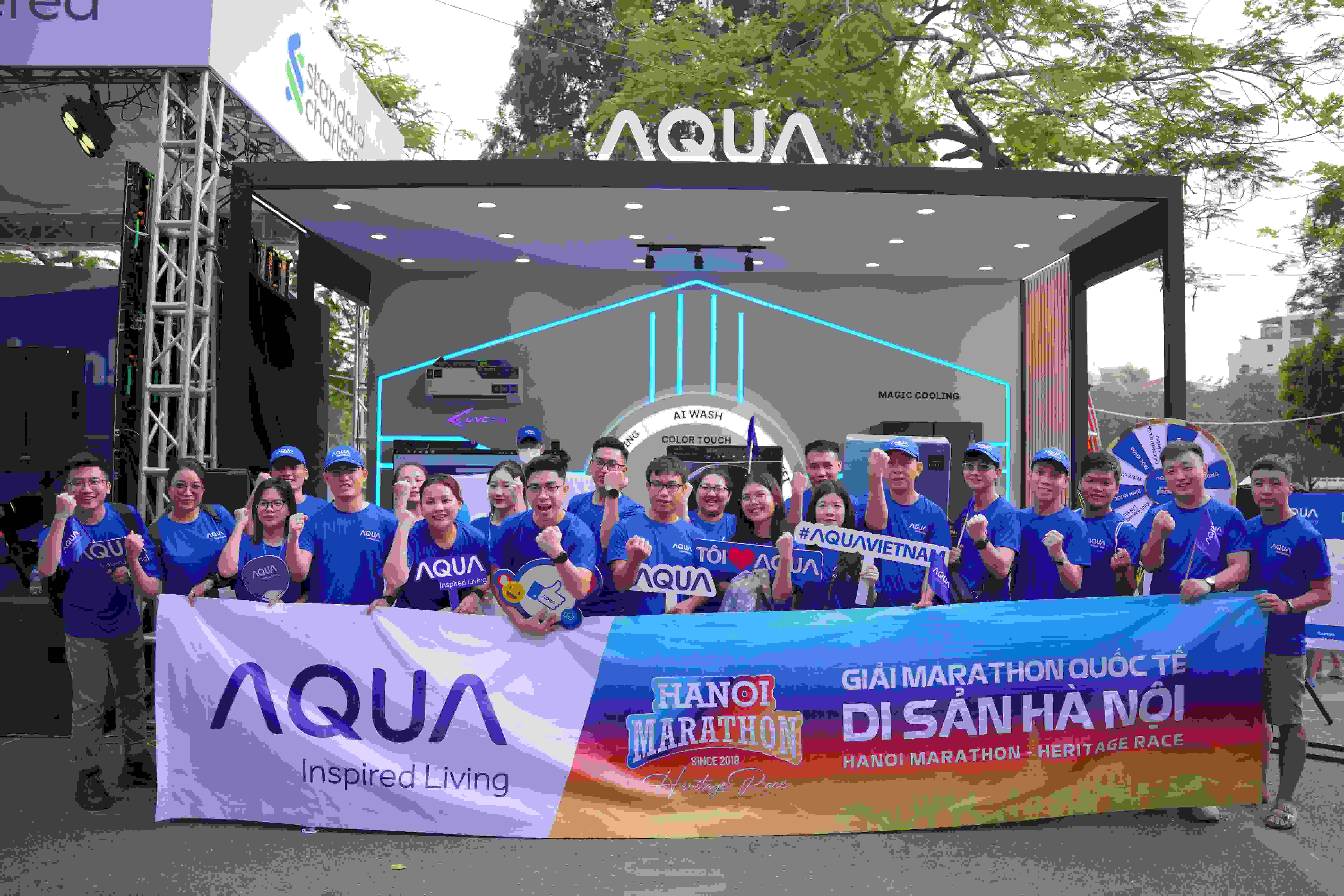 AQUA Việt Nam đồng hành cùng Giải chạy Marathon Quốc tế Di sản Hà Nội 2023 khơi nguồn cảm hứng rèn luyện thể chất của người Việt