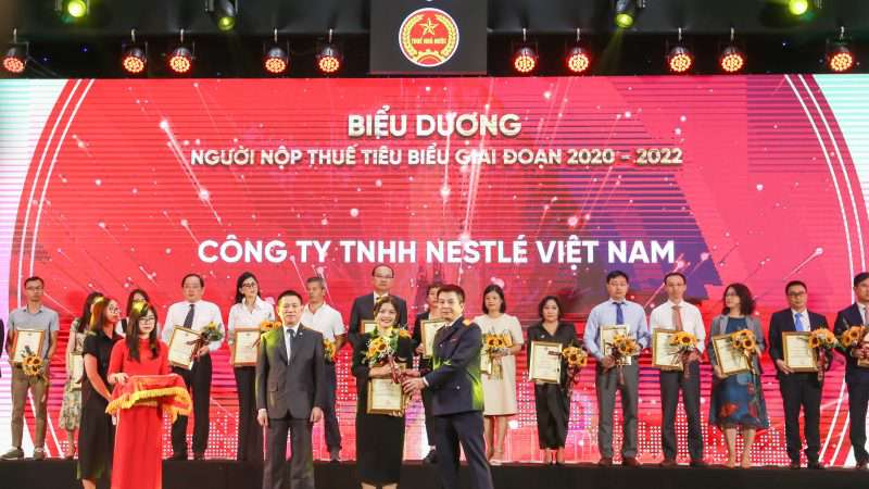 Nestlé Việt Nam tiếp tục nằm trong 1.000 doanh nghiệp nộp thuế Thu nhập doanh nghiệp lớn nhất Việt Nam 2020 – 2022