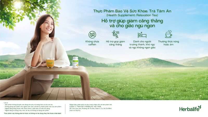 Herbalife ra mắt Trà Tâm An giúp giảm căng thẳng và hỗ trợ ngủ ngon