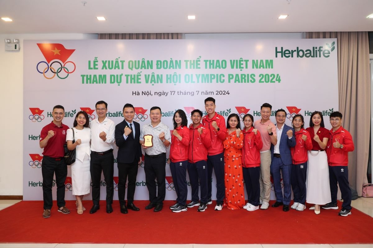 Herbalife Việt Nam đồng hành cùng vận động viên tham dự Olympic Paris 2024