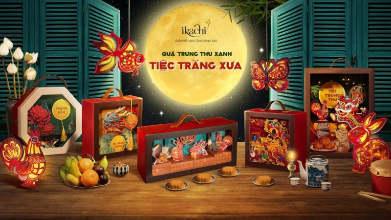 Ikachi tái hiện Trung thu xưa vào quà Trung thu xanh