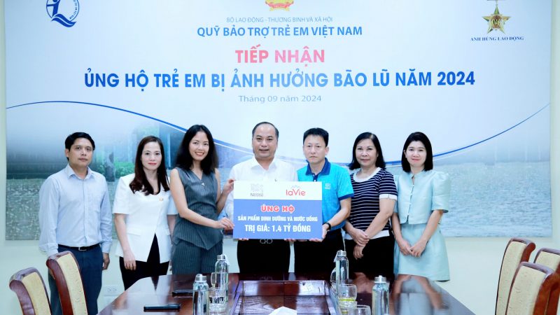 Nestlé hỗ trợ tỉnh thành bị ảnh hưởng bởi bão lũ tại Miền Bắc