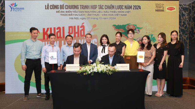 Nestlé Việt Nam và Trung tâm Thông tin du lịch công bố chương trình hợp tác năm 2024