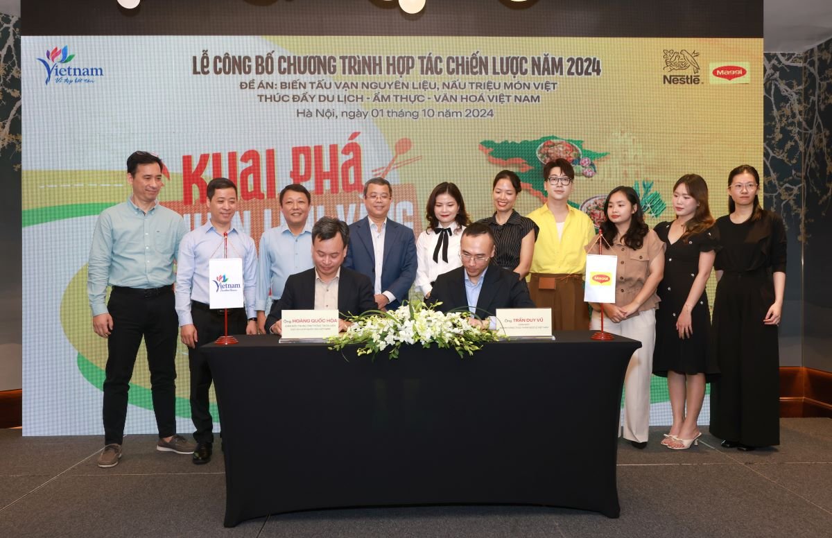 Nestlé Việt Nam và Trung tâm Thông tin du lịch công bố chương trình hợp tác năm 2024