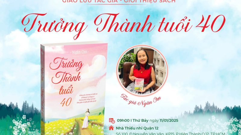 Thái Hà Books giới thiệu sách TRƯỞNG THÀNH TUỔI 40