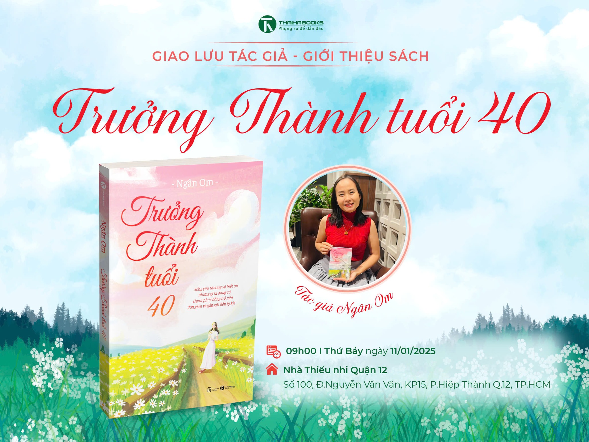 Thái Hà Books giới thiệu sách TRƯỞNG THÀNH TUỔI 40